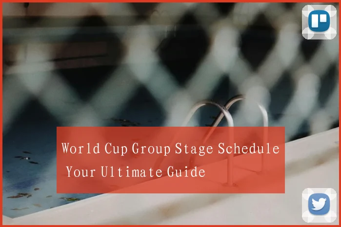 World Cup Group Stage Schedule Your Ultimate Guide